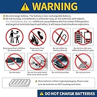 Vista 6 de EEMB Paquete de 10 baterías CR2032 CR2032 de litio de 3 V con pestañas de soldadura, baterías de litio de celda de moneda 2032 para SNES, N64