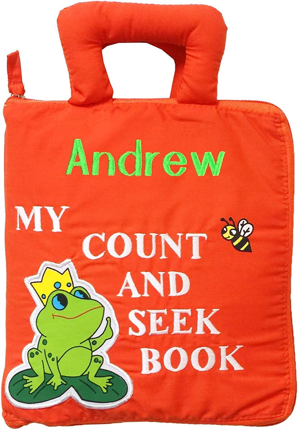 Personalized Count and Seek Child's First Counting Quiet Book Engaging Activity Busy Book for Toddlers and Children | Interactive Discover and Learn | Sensory Educational Toy