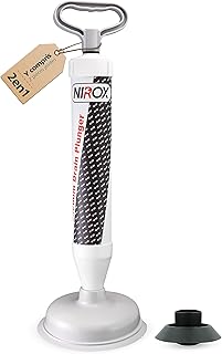 Nirox D&eacute;boucheur &agrave; ventouse - D&eacute;bouchage de canalisation haute pression - D&eacute;bouche-&eacute;vier avec forte puissance d