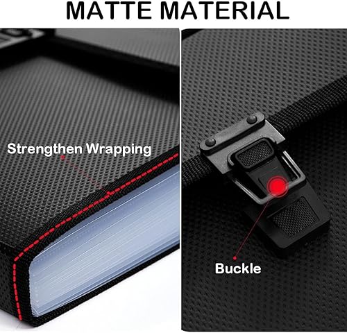 Miniatura 5 de Foolscap - Organizador de archivos de acordeón extra grande con asa de 12 bolsillos, carpeta de archivos expandible portátil, organizador de