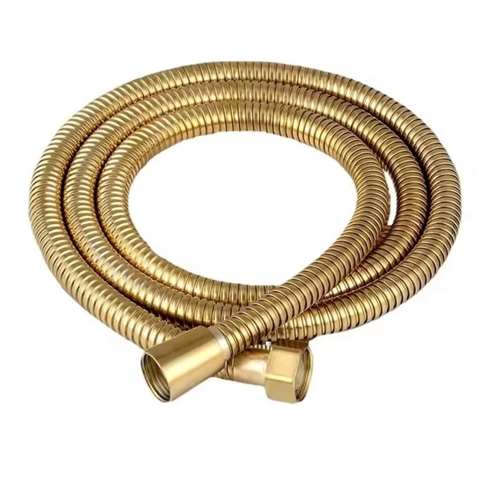 Manguera de ducha flexible de acero inoxidable de 1,5 m, antioxidante, G1/2, ajuste universal, tubo de fontanería para cabezales de ducha, tubo largo y extensible (gris)