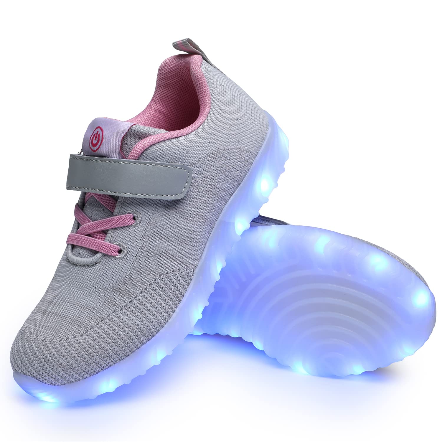 aosifu Kids luz LED hasta Zapatos Transpirable para niños niñas niños Transpirable Intermitente Zapatillas como Regalo