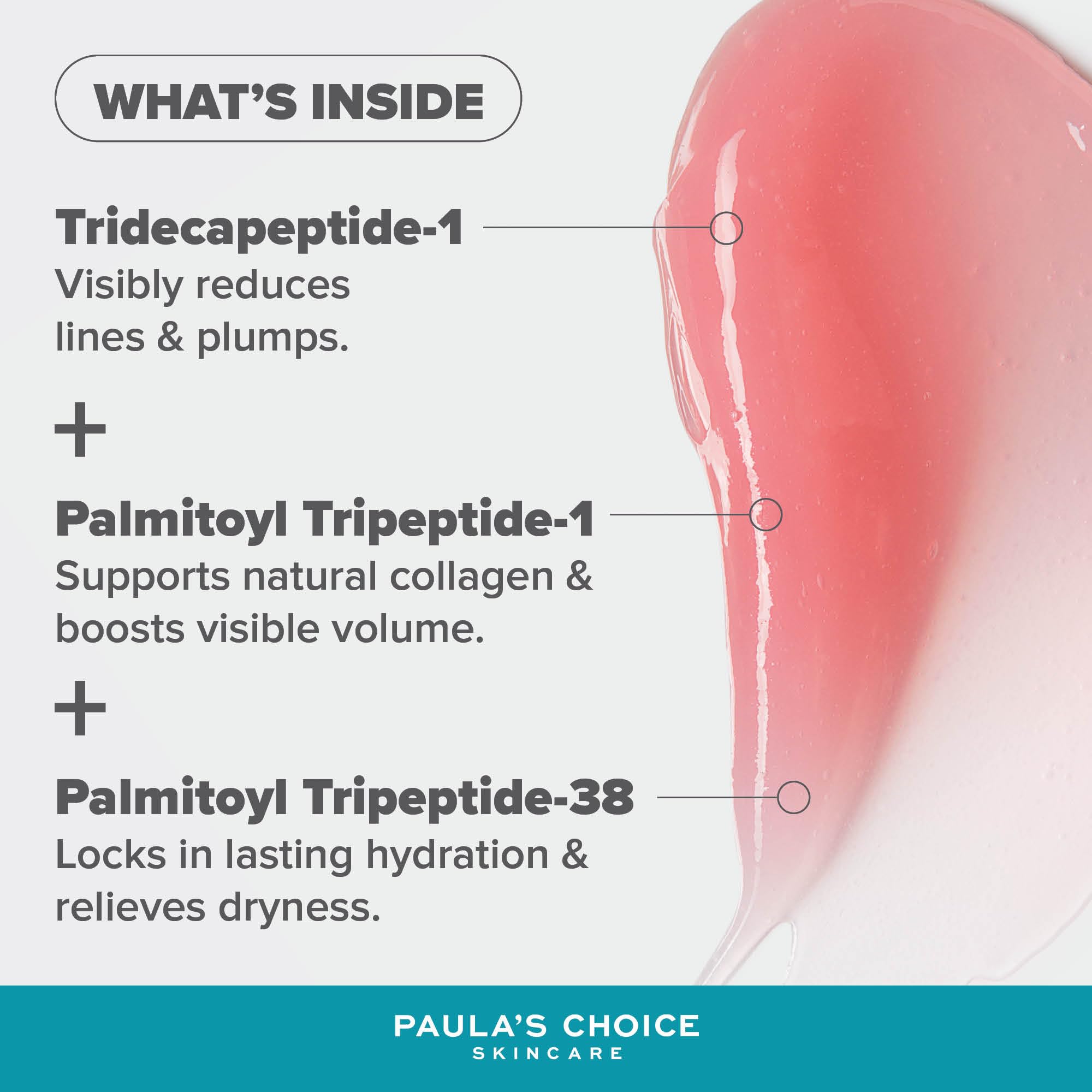 Paula's Choice Gloss Labial Pro-Colágeno Péptidos Sheer Pink, 15 ml | Bálsamo Tratamiento Labial Nutritivo - Hidrata, Voluminiza & Suaviza tus Labios - Acabado Brillante - con Manteca de Karité