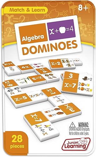 Miniatura 2 de Junior Learning Dominó de álgebra, 2paquete (Jrl497-2)