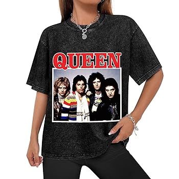 Queen - クイーン T シャツ 100% コットン サイズ L Amazon.co.jp: Tシャツ Queen クイーン バンド 綿100% 半袖 夏服