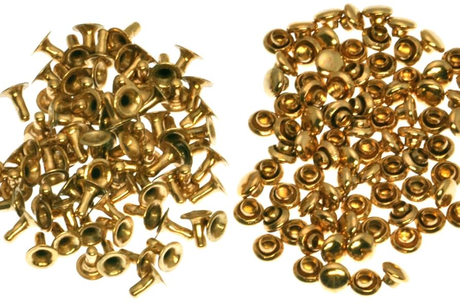 Amazon.co.jp: starPG ミニチュア 片面 カシメ リベット 3mm 100