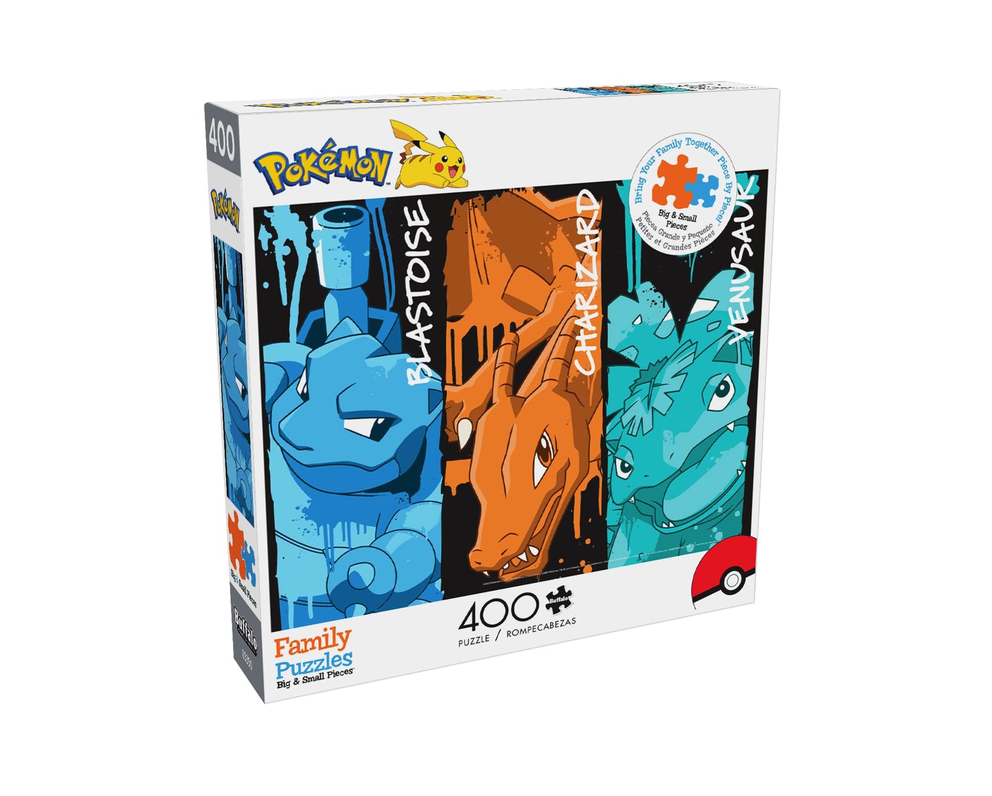 Amazon.com: Buffalo Games - Pokemon -: Blastoise, Charizard, and