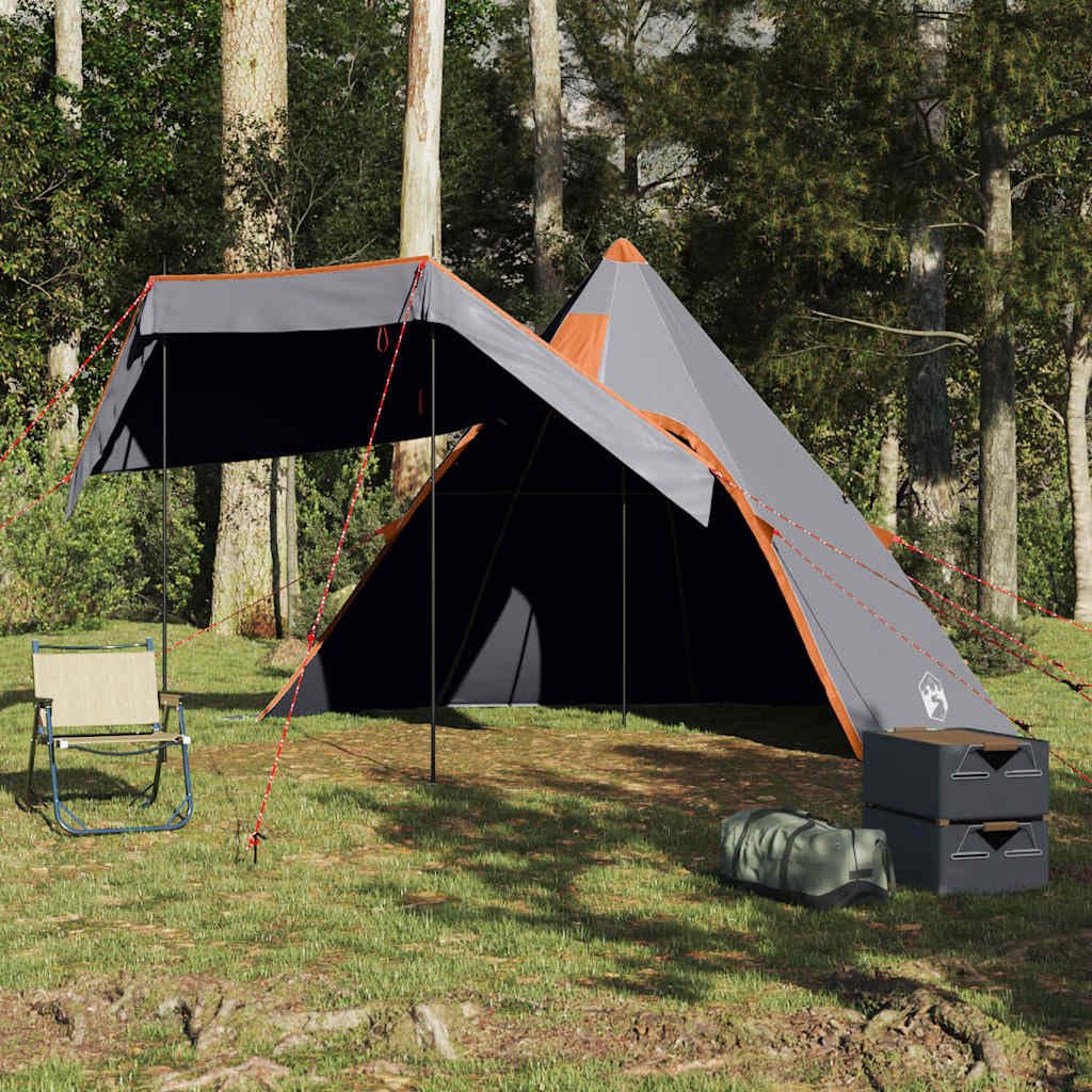 Mangloder Tipi-Campingzelt Personen Grau Wasserdicht Leicht und Kompakt für Outdoor, Wandern, Festivals, Garten, Strand, Angeln, Reise, Rucksack, Trekking, Camping und Biwak