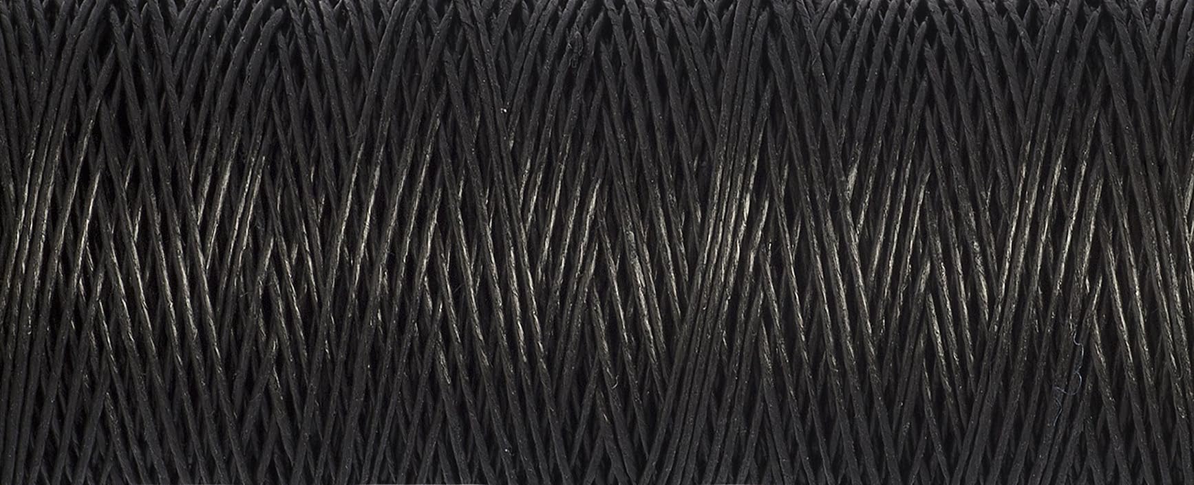 Gütermann Gutermann Waxed Linen Thread 7202 - 50 Metres - Each Black