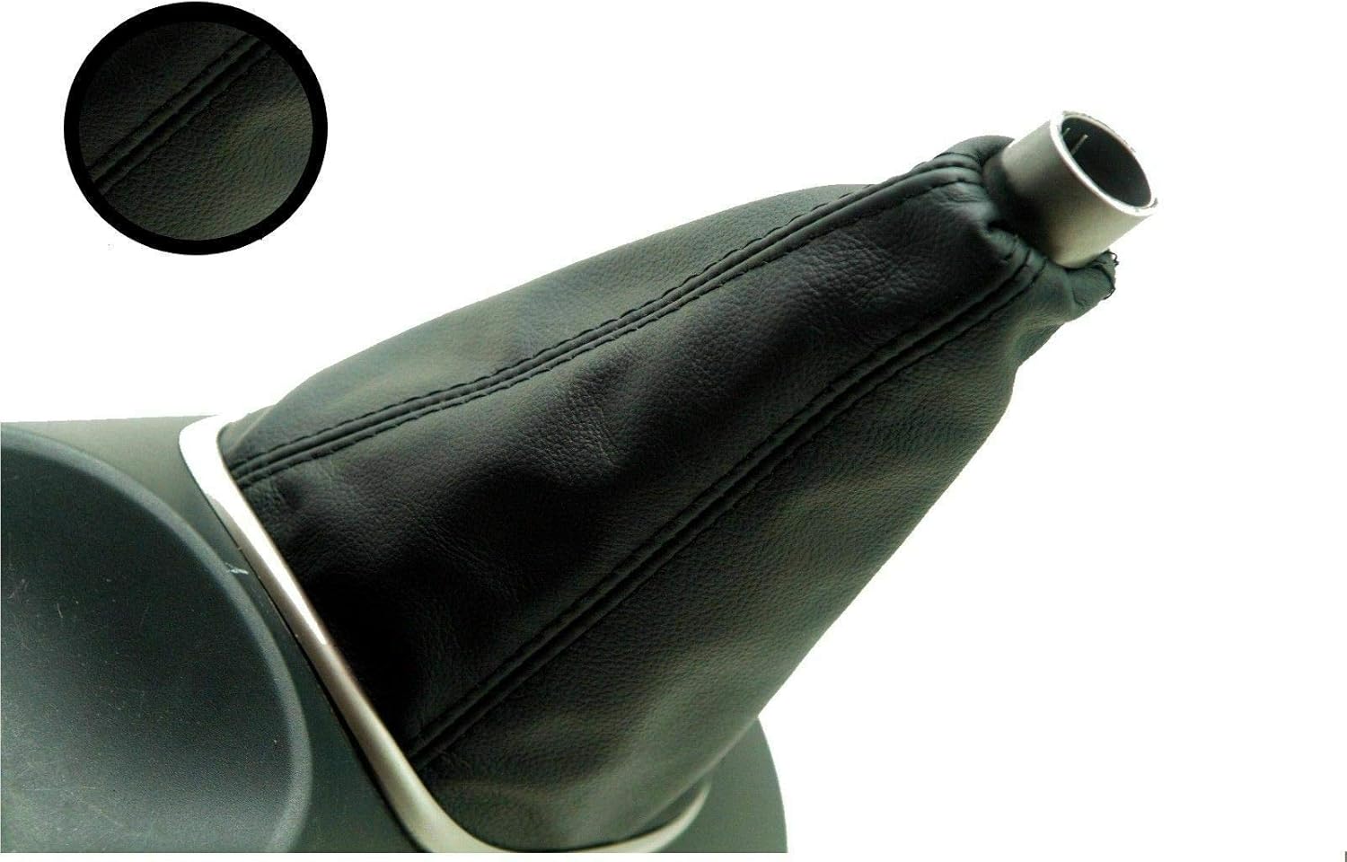 Manual Shift Boot Type S R Synthetic Leather Black Compatible with Acura RSX 02-06