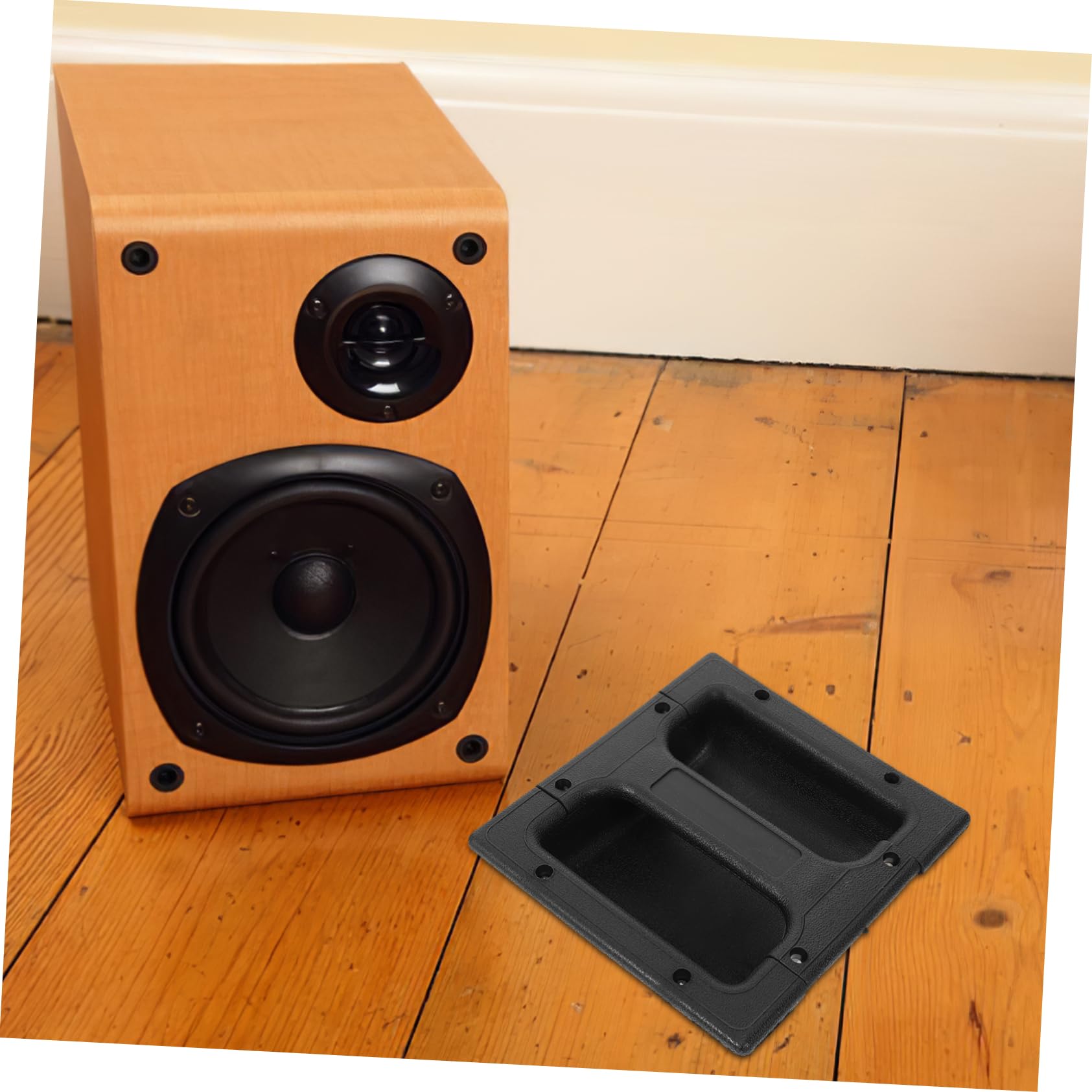 Abaodam 2 Pezzi Maniglia Di Ricambio Per Altoparlante in Plastica Cinghia Resistente Per Amplificatori e Subwoofer Facile Installazione e Design Ergonomico