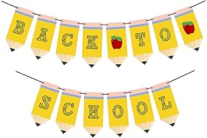 Back to School Pencil Bulletin Board Decoration