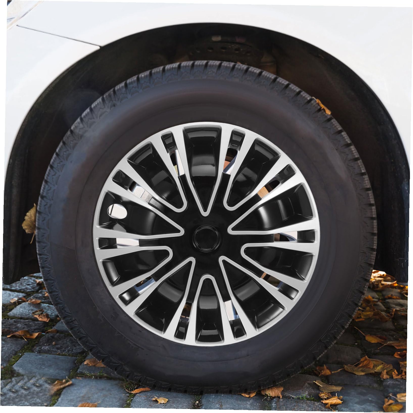Cabilock Couvre-moyeu de Roue Décoratif pour Voiture SUV Camion Cache-moyeu Centre Jante Résistant et Pratique