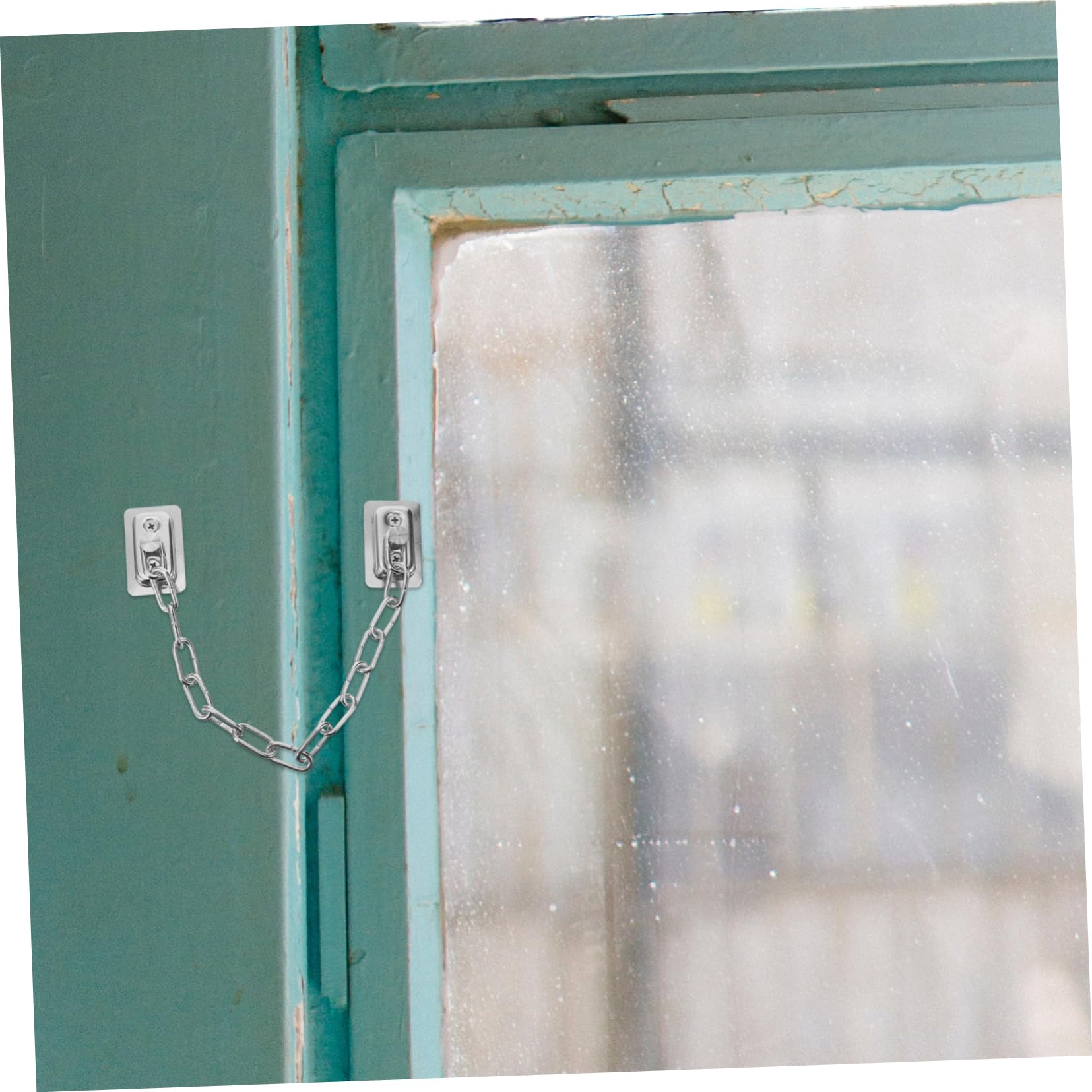 5 Pezzi Catene Per Serrature Per Finestre Serrature Di Sicurezza Per Finestre Serrature Per Porta D'Ingresso Serrature Interne Per Porte Serratura Di Sicurezza Per Porta Catena ARTIBETTER