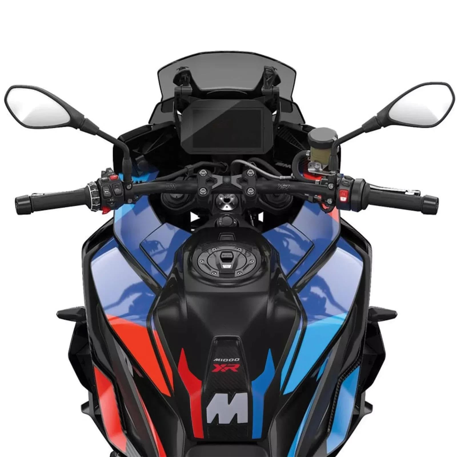 Adesivo per Serbatoio Carburante Moto per BMW M1000XR M 1000 M1000 XR Protezione AntiGraffio per Serbatoio Adesivo Serbatoio Moto Protezione Serbatoio(Imposta 2)