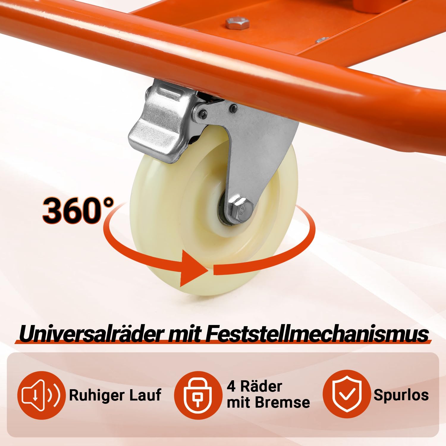 Plattenkarren bis 1000 kg, Plattentransportwagen 120 x 56 x 115 cm aus Stahl, Plattformwagen Transporthilfe Handwagen von Trockenbauwänden, Holz-und Gipskartonplatten