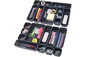 KeFanta Office Drawer Organizer Bins