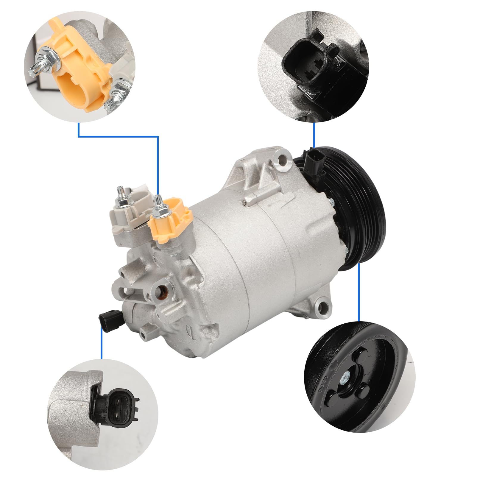 Focus Mk3 Ford Escape AC Compressor Clutch INEEDUP AC Compressor Clutch ...