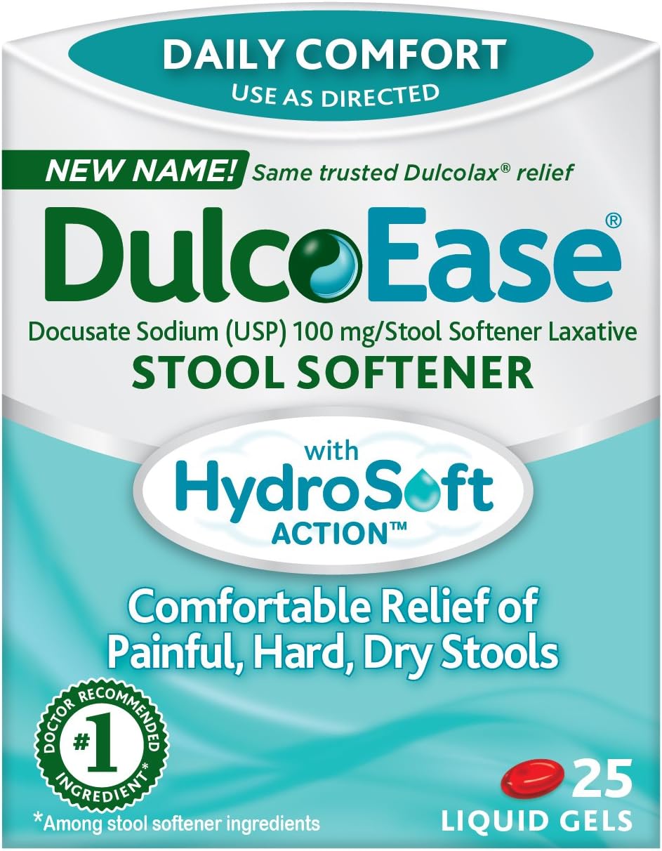 Dulcolax Stool Softener Size 25ct Dulcolax Daily Comfort Gentle Stool Softener