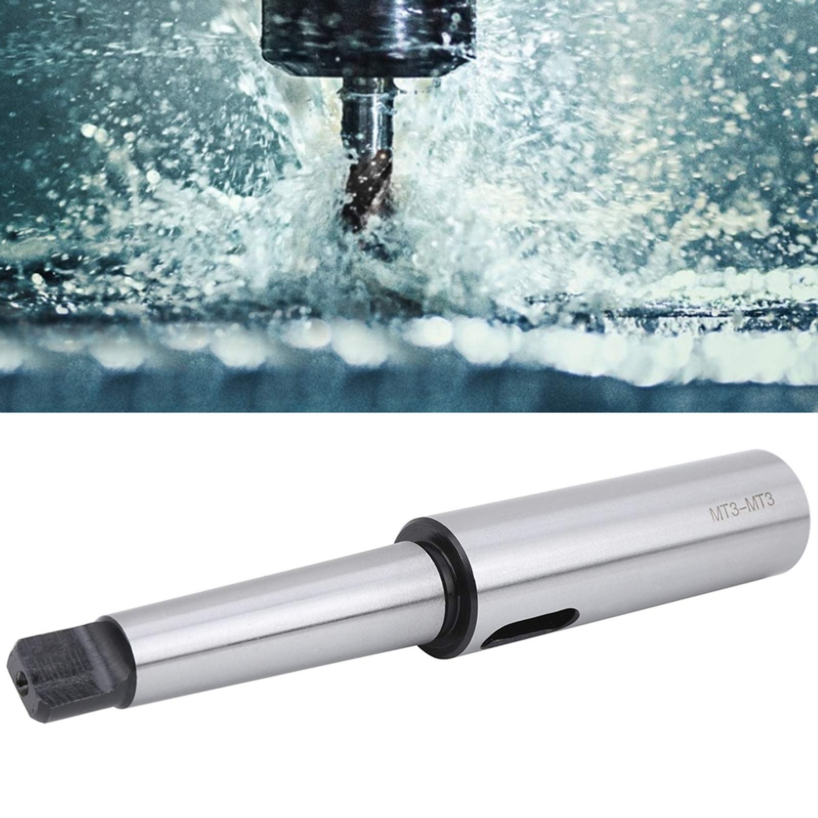 MT3-MT3 Adaptador de Taladro Cónico Morse Alargador Piezas de Accesorios de Torno CNC para Taladradoras y Tornos