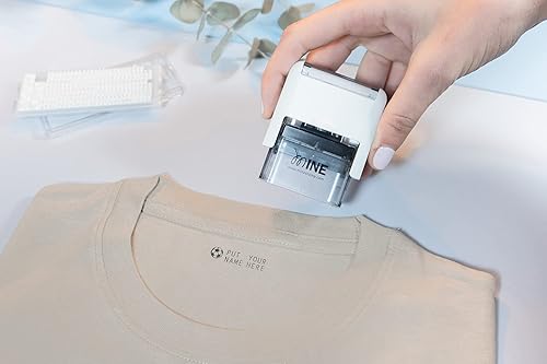 Miniatura 5 de Mine Marcador compacto para ropa y libro  Marcador compacto personalizado para ropa para adultos y niños  Sello con nombre personalizado para ropa