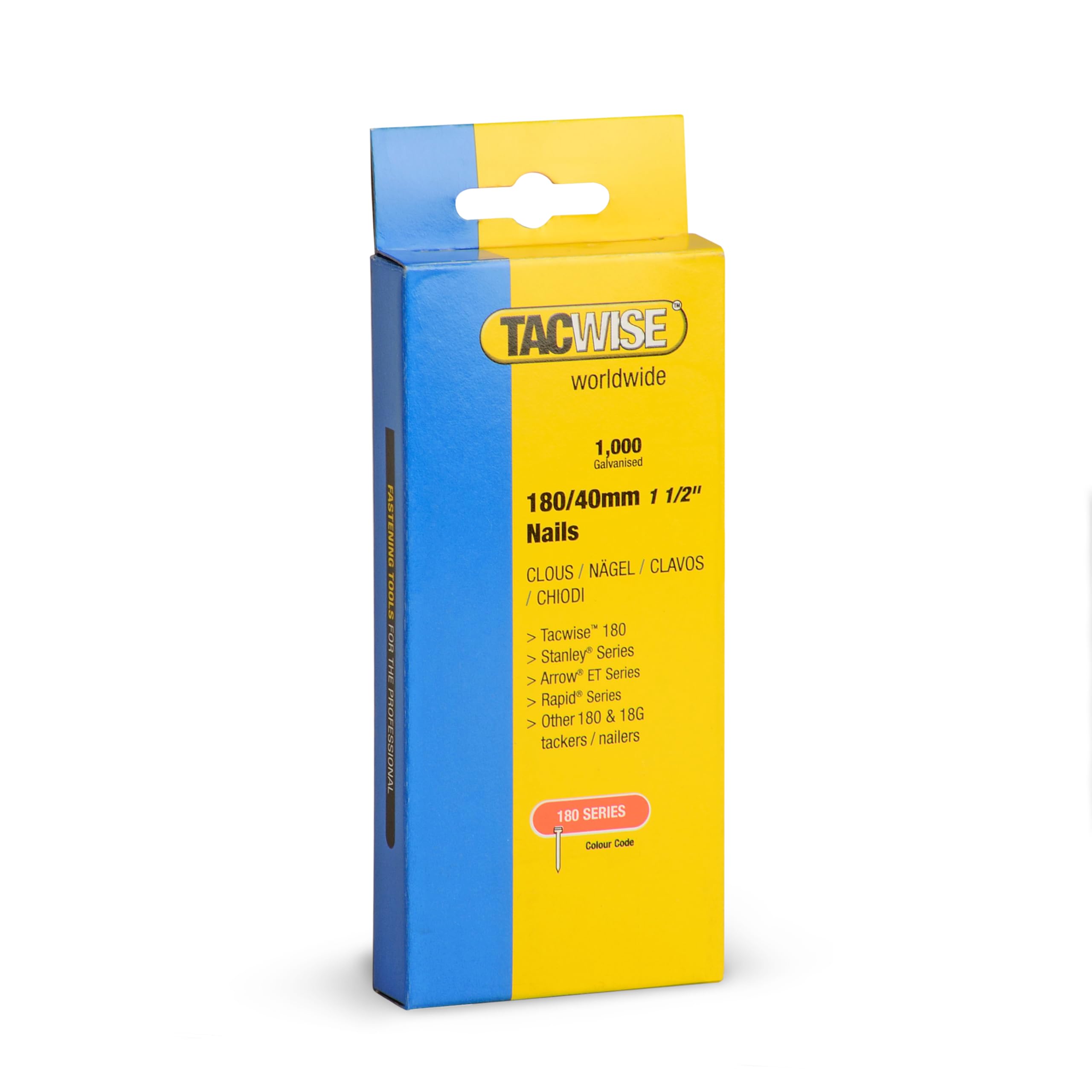 Tacwise 0747 180 18 Gauge 40Mm Nails (Pack 1000)