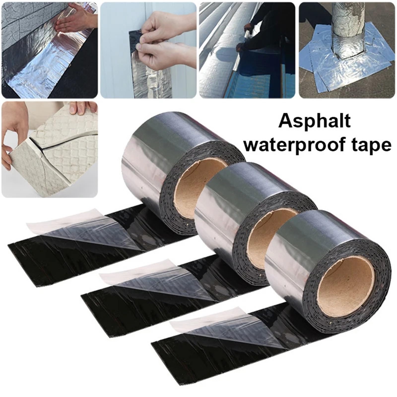 Asphalt-Gummiband aus Aluminiumfolie