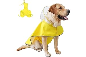 Waterproof Dog Raincoat Hooded Poncho