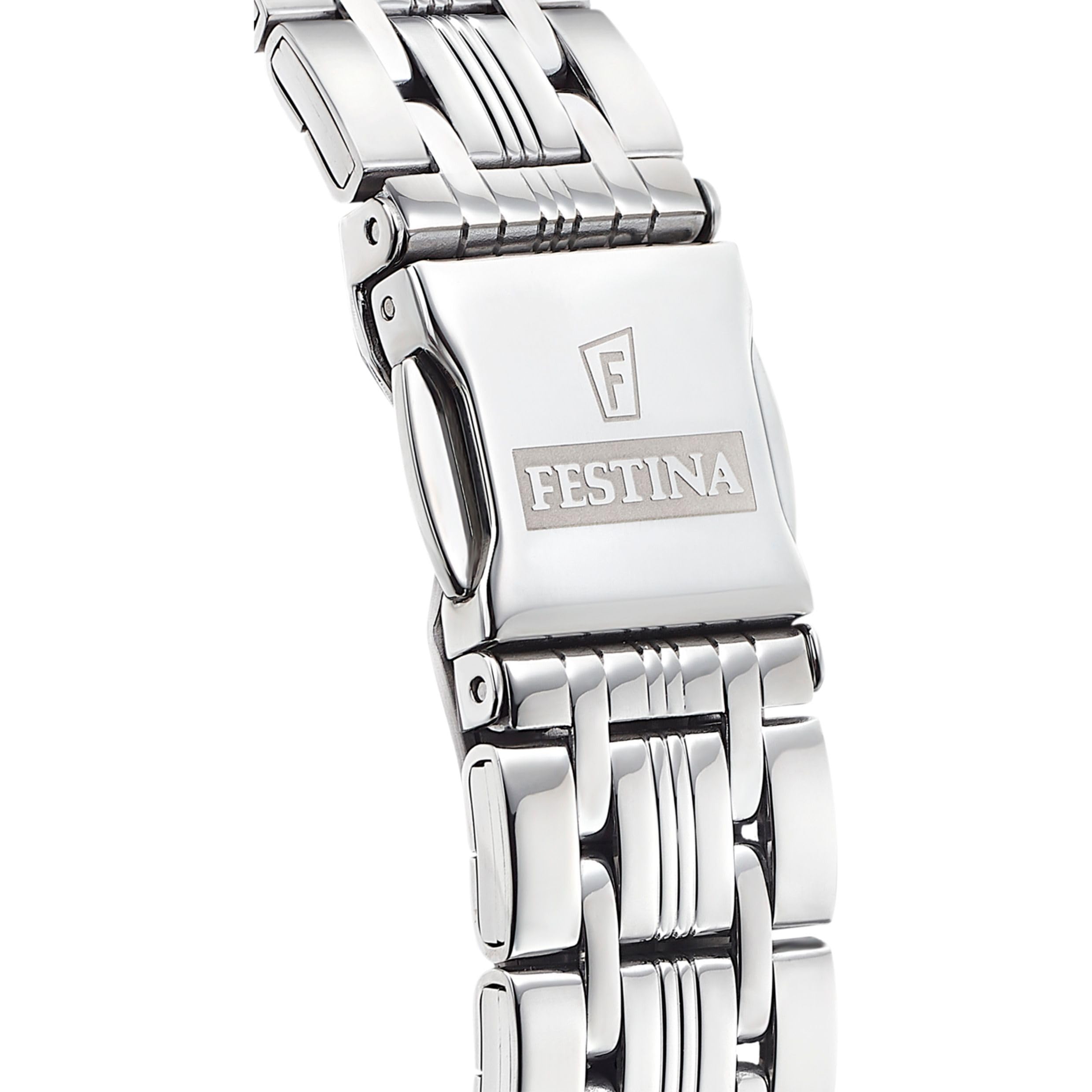 Festina Mademoiselle Watch Silver Steel Strap, Women's
