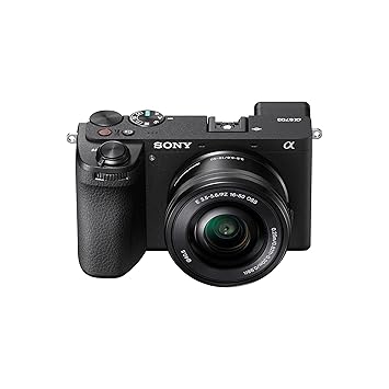 Sony Alpha ILCE-6700L APS-C Interchangeable-Lens Mirrorless Camera (Body + 16-50 mm Power Zoom Lens) | Made for Creators | 26.0 MP | Artificial Intelligence Based Autofocus | 4K 60p Recording - Black - image, photos