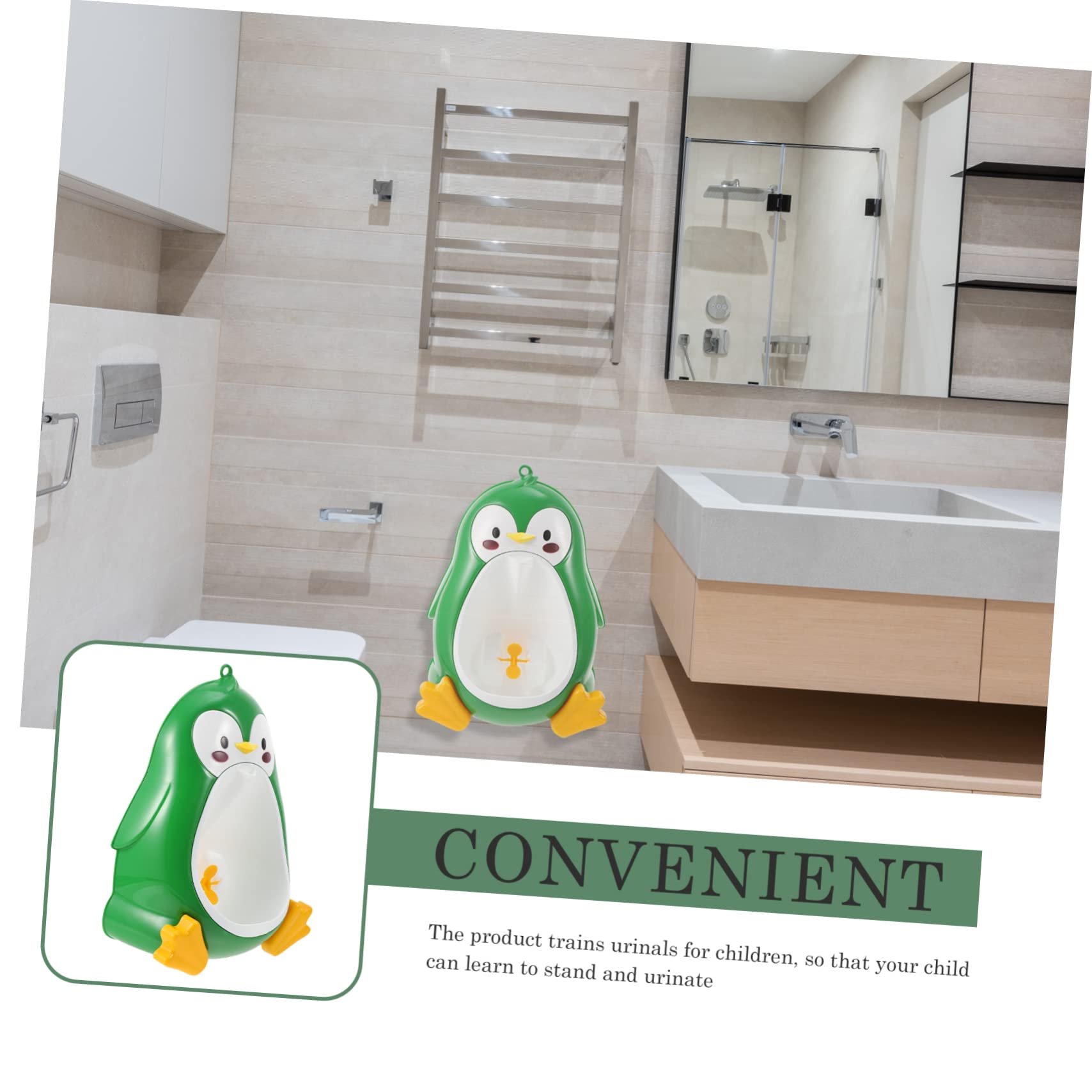 TOYANDONA Orinal De Entrenamiento Para Niño Orinal Forma De Cuarto De Baño Bebés Etapa De Aprendizaje Para Uso Diario