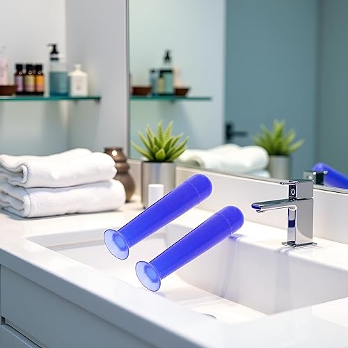 Miniatura 2 de 2 unids azul práctico lentes de contacto de silicona pequeñas ventosas palo RGP insertador removedor casos de lentes de contacto