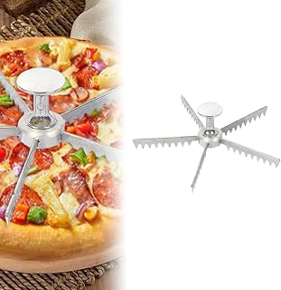 Pie Marker, Whole Pie Cutter, Pie Cutter 5/6/7/8/9/10/12 Slice Pie And Cake Marker Aluminum Alloy And Portion Divider, Pie Pan Divider Insert, Pie Separator Cutter Baking Tools (5 Slice)