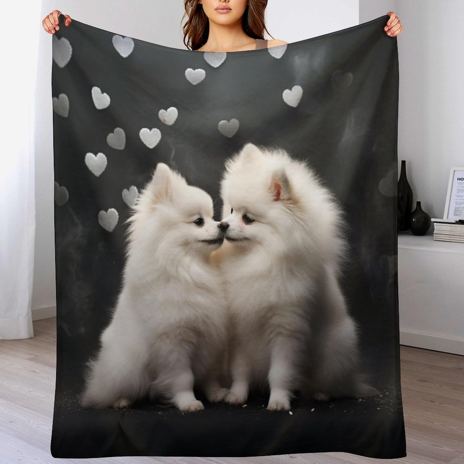Couverture German Renard Terrier douce et moelleuse pour un canapé chaleureux