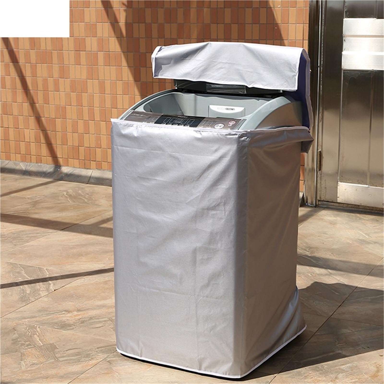 Copertura della Lavatrice 2 Pezzi Copertura Protettiva Impermeabile for asciugatrice for Protezione Solare Domestica Copertura Protettiva for Lavatrice(53x55x86cm)