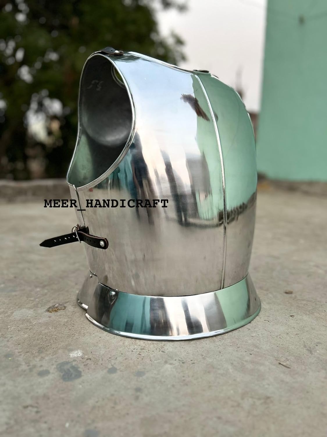 Spanish Conquistador Cuirass Medieval Armor Breastplate Halloween Costume Silver, Adult