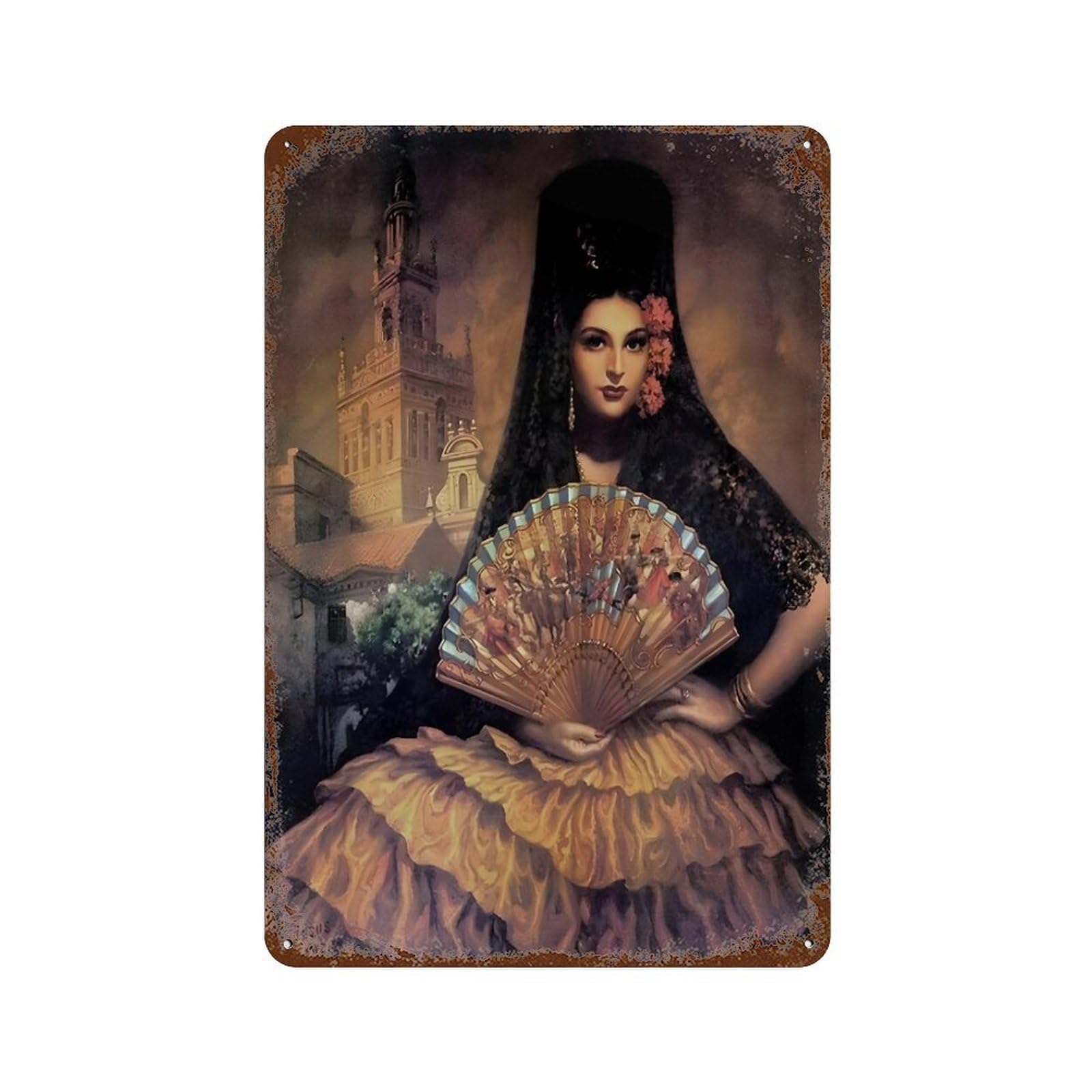 xiaoxiaoshen Jesus Helguera Mexican Painter (3) Wall Decor Art Metal Tin Poster Modern Home Decor Art Home Bar Shop Decorations Vintage Sign 30x20cm