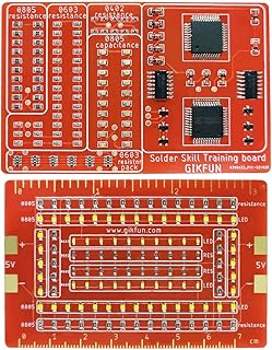 Gikfun Soldering Practice Kit SMD SMT Welding Skill Training Board DIY for School Learning Project GK1023