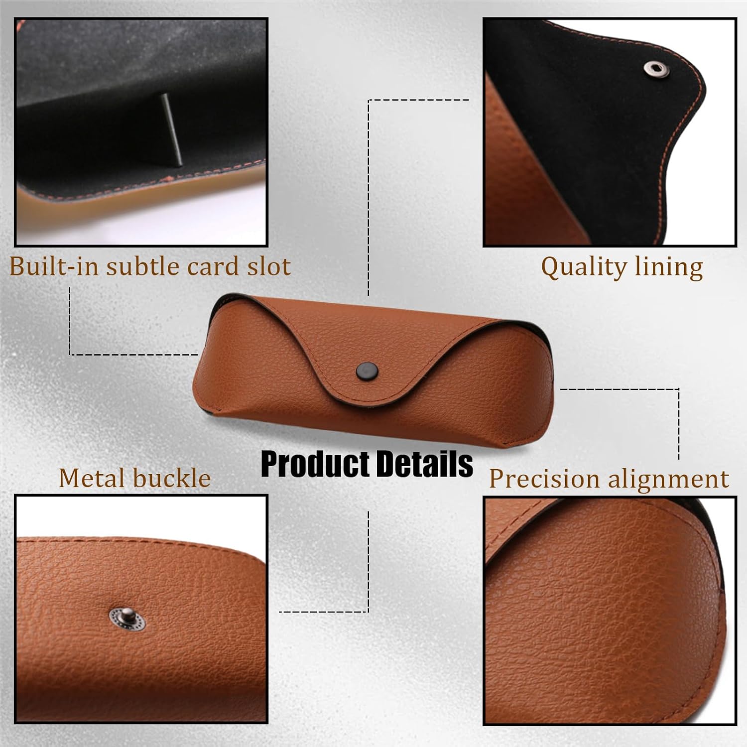 Sunglass Eyeglass Case, Soft Eye Glasses Case for Men Women Adults, Portable Slim Reading Glasses Carrying Case