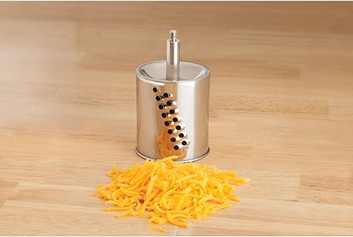 Miniatura 4 de Rallador de queso Fantes con base de succión y 2 tambores, el mercado italiano original desde 1906