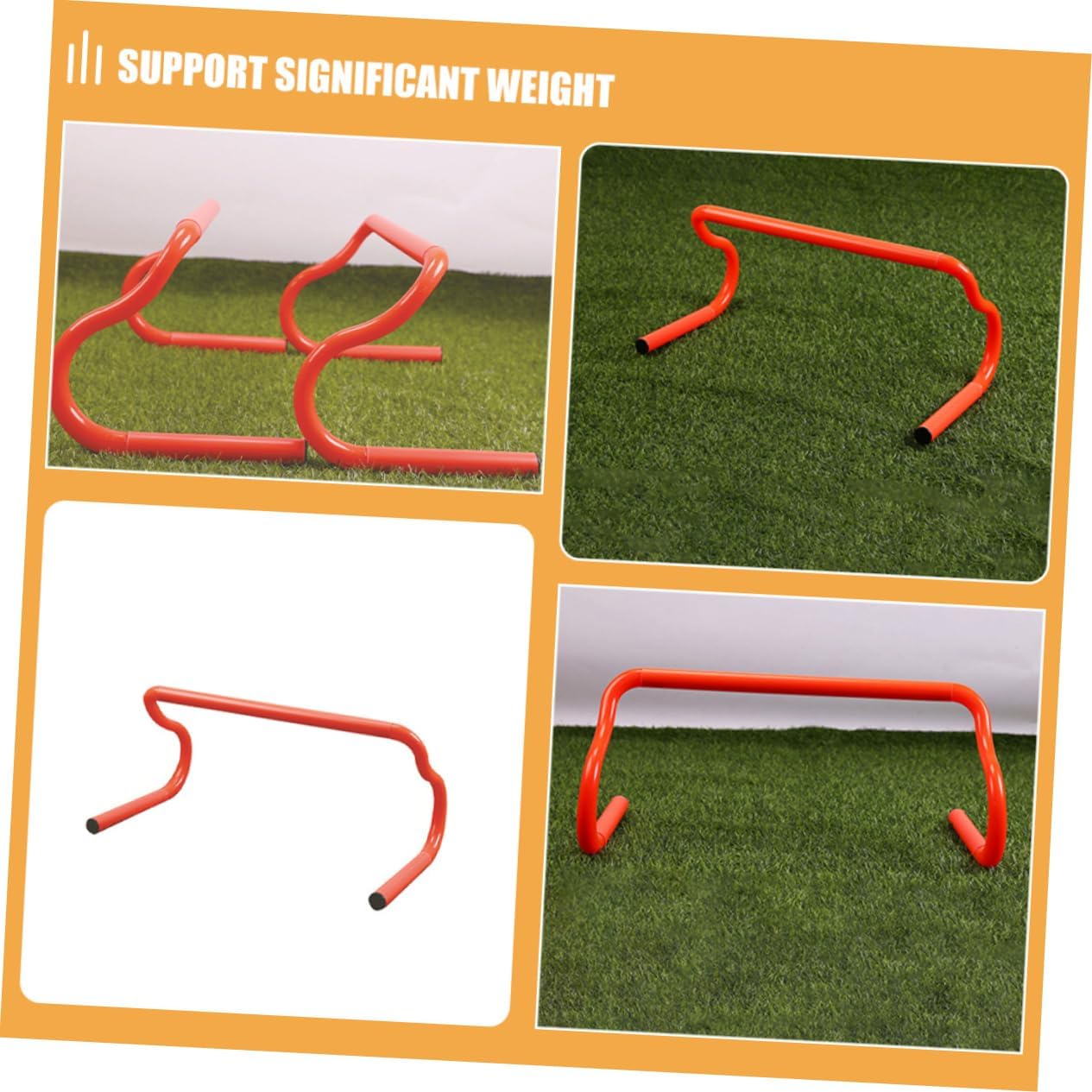 3pcs Agility Training Equipment Speed Hurdles Modular Rack for Boys and Girls Soccer Basketball and Baseball Training
