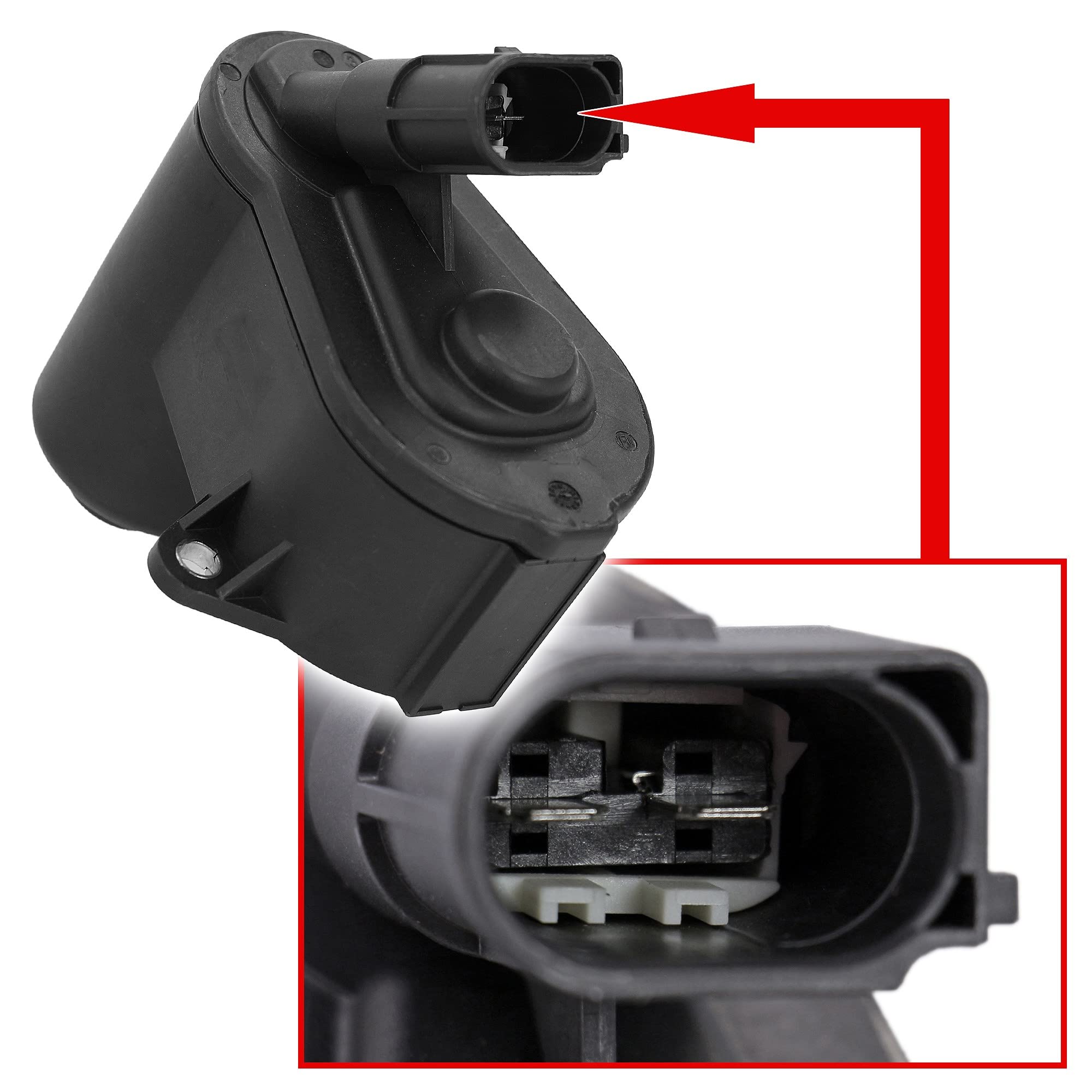 ATEC Germany 2x Regolatore, Pinza freno stazionamento Compatibile con: AUDI A6 Allroad C6, A6 C6, A6 C6 Avant
