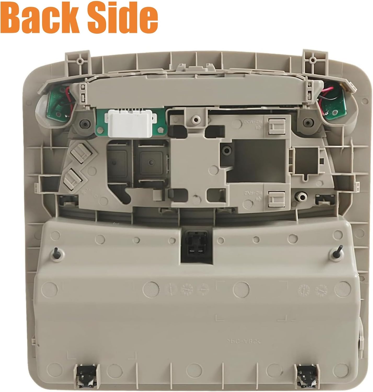 26430-C990D Overhead Console Map Reading Light, Compatible with Nissan Altima Teana 2013-2018, Sentra 2013-2015, Leaf 2016-2017, Bluebird SYLPHY X-Trail, No Sunroof Switch, Replace 26430C990D
