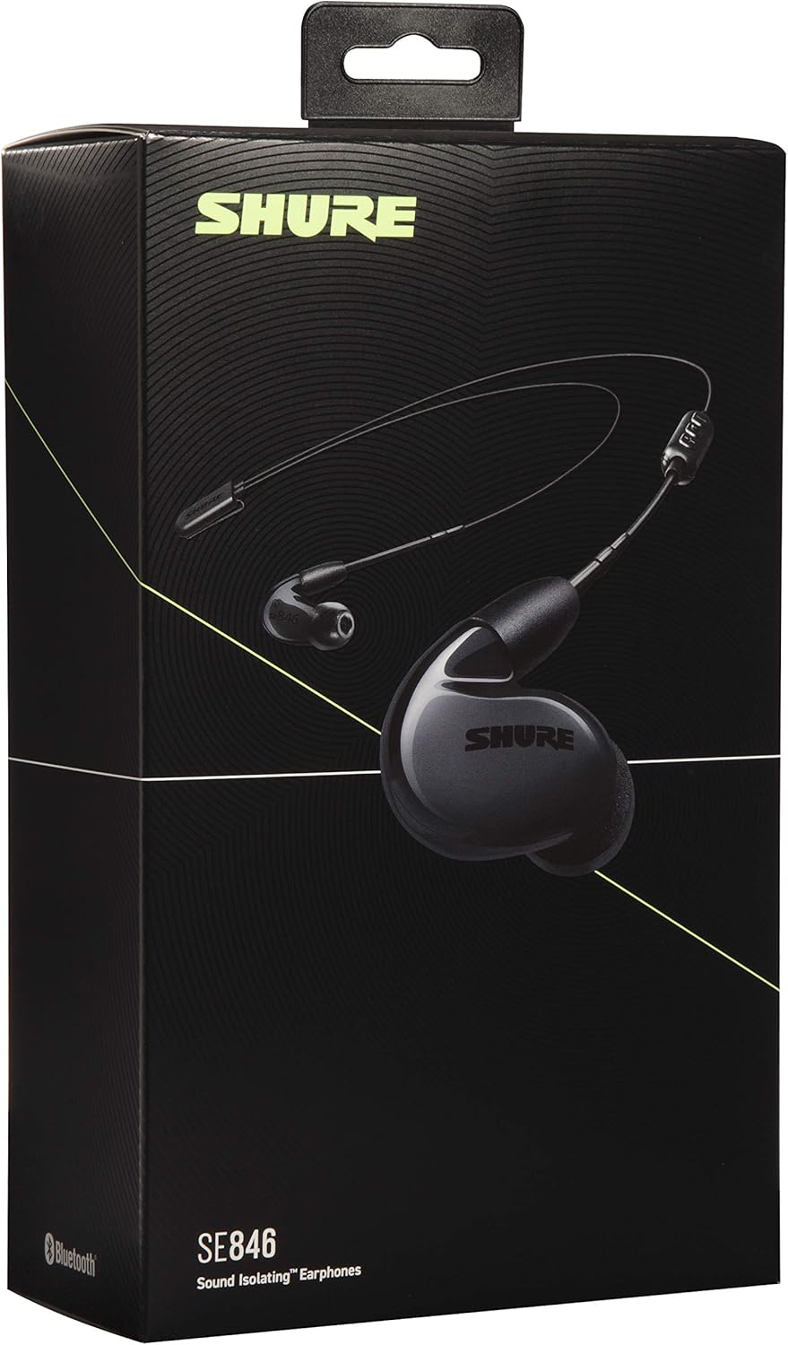 Exсluѕіvе Sресіаl Shure SE846 Wireless Earphones with Bluetooth 5.0, Sound Isolating, Black (SE846-K+BT2)