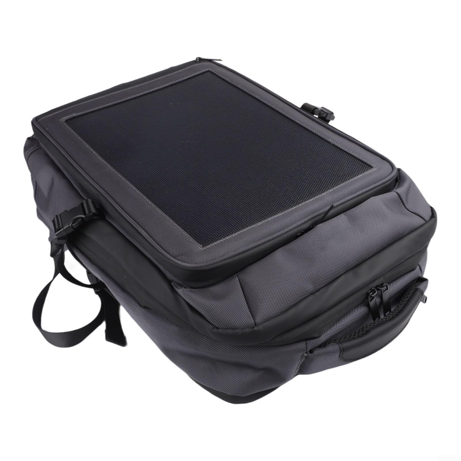 Solar-Lade-Rucksack, wasserdichter Oxford-Campingrucksack, leichte Wandertasche, 35 l, 30 W Solarpanel-Rucksack, Outdoor-Reiserucksack, USB