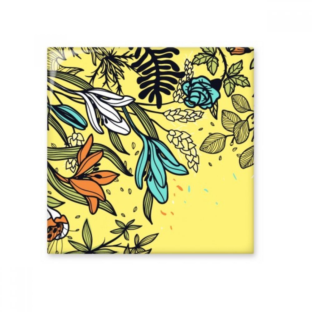 Carreau de céramique Lily Fleurs art moderne pour mur de cuisine et salle de bain