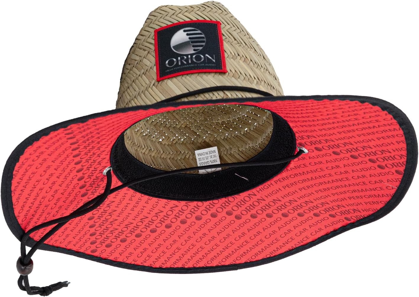 ORION Beach Straw Hat – Lightweight, Wide-Brim Sun Hat for Men and Women, UV Protection, Adjustable Chin Strap, Stylish Design for Outdoor Adventures, Beach, Festivals, Hiking, and Travel Beige