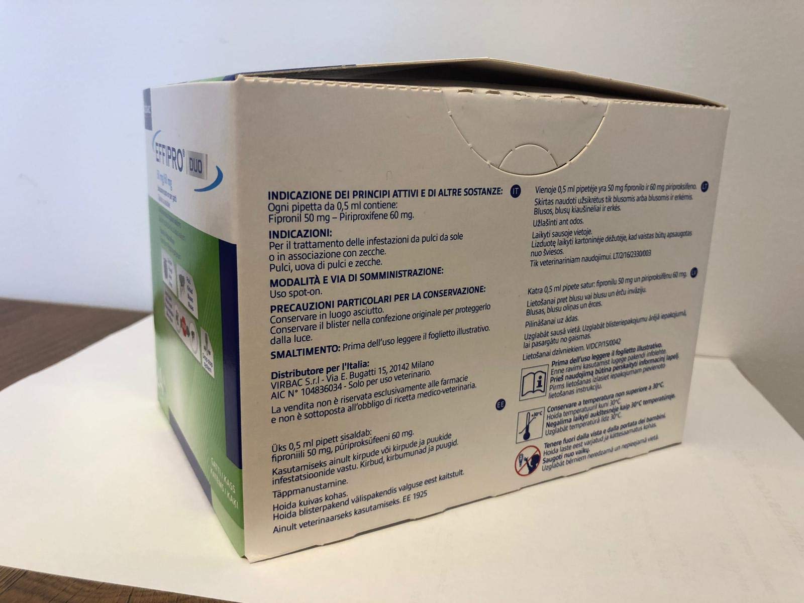 Virbac - Effipro Duo Chat 24 pipettes