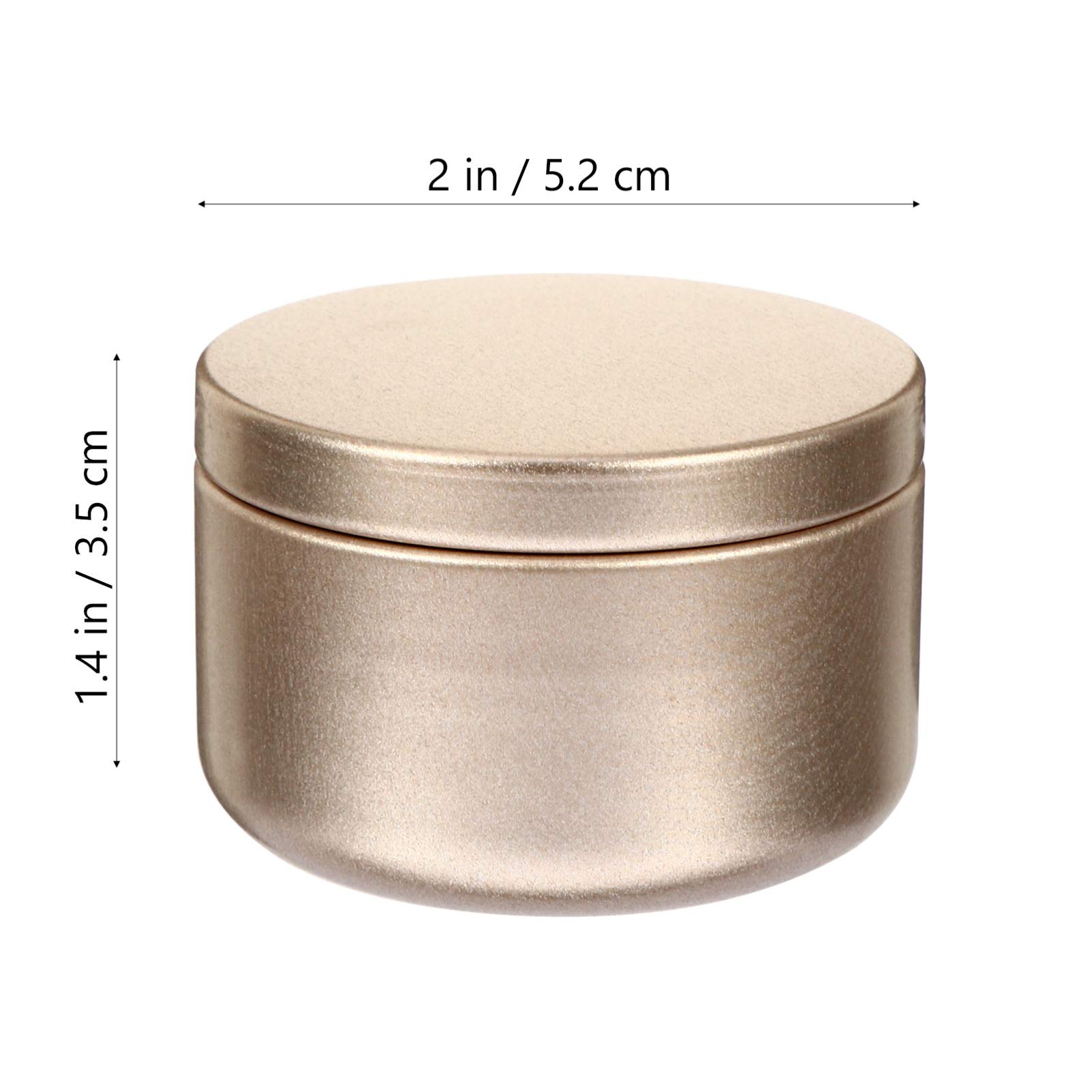 12 Boîtes En Fer Blanc Pour Bougies – 8 Oz, Rondes, Avec Couvercles – Parfaites Pour DIY, Stockage, Cadeaux - 3