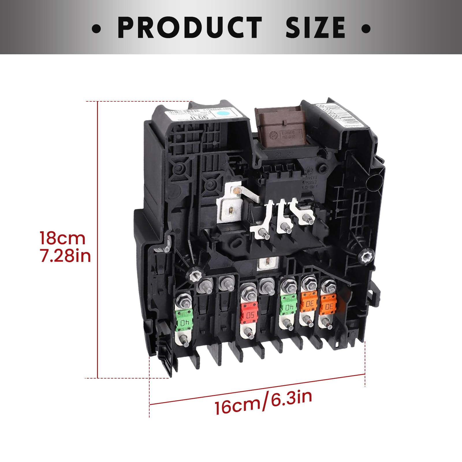 Modulo di Tensione Scatola Fusibili ZEALfix 9675350380 Compatibile con Citroën C4 Grand Picasso, C4 Spacetourer, Peugeot 308, 308SW, 3008 II, 508 II